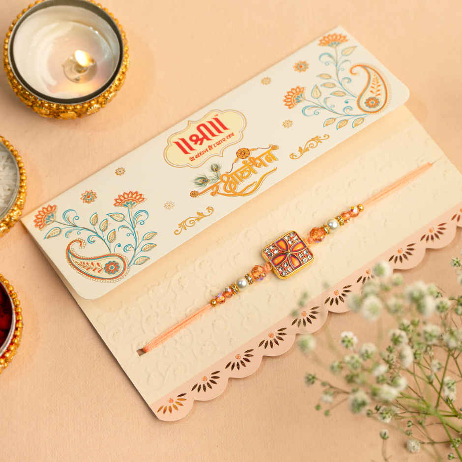 Rakhi for Brother | Studded | Pack of 1 | Avyaan Rakhi