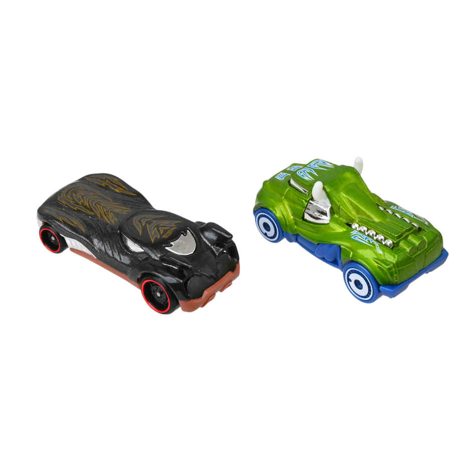 Hot Wheels 2-Car Pack of 1:64 Scale VehiclesTheme-HWD09