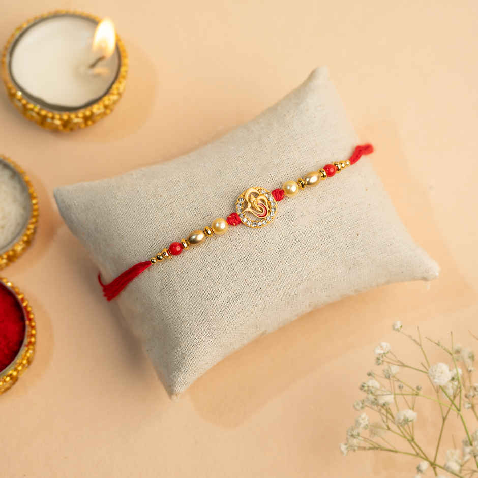 Rakhi for Brother | Lord Ganesh | Religious | Pack of 1 | Shree Rakhi