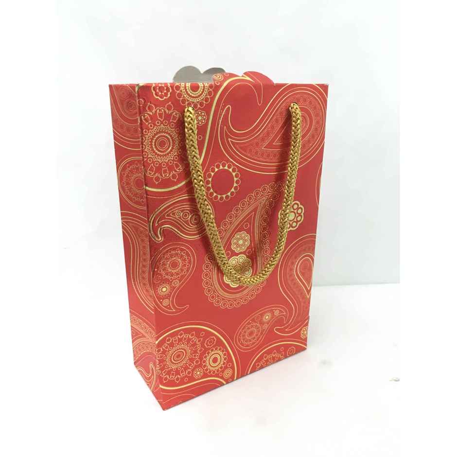 ABK Metallic Party Bag Single Gift Bag | 15 x 10 x 3.5 Inches | Large Size | Assorted Design
