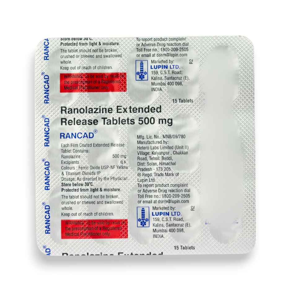 Rancad 500mg Tablet ER