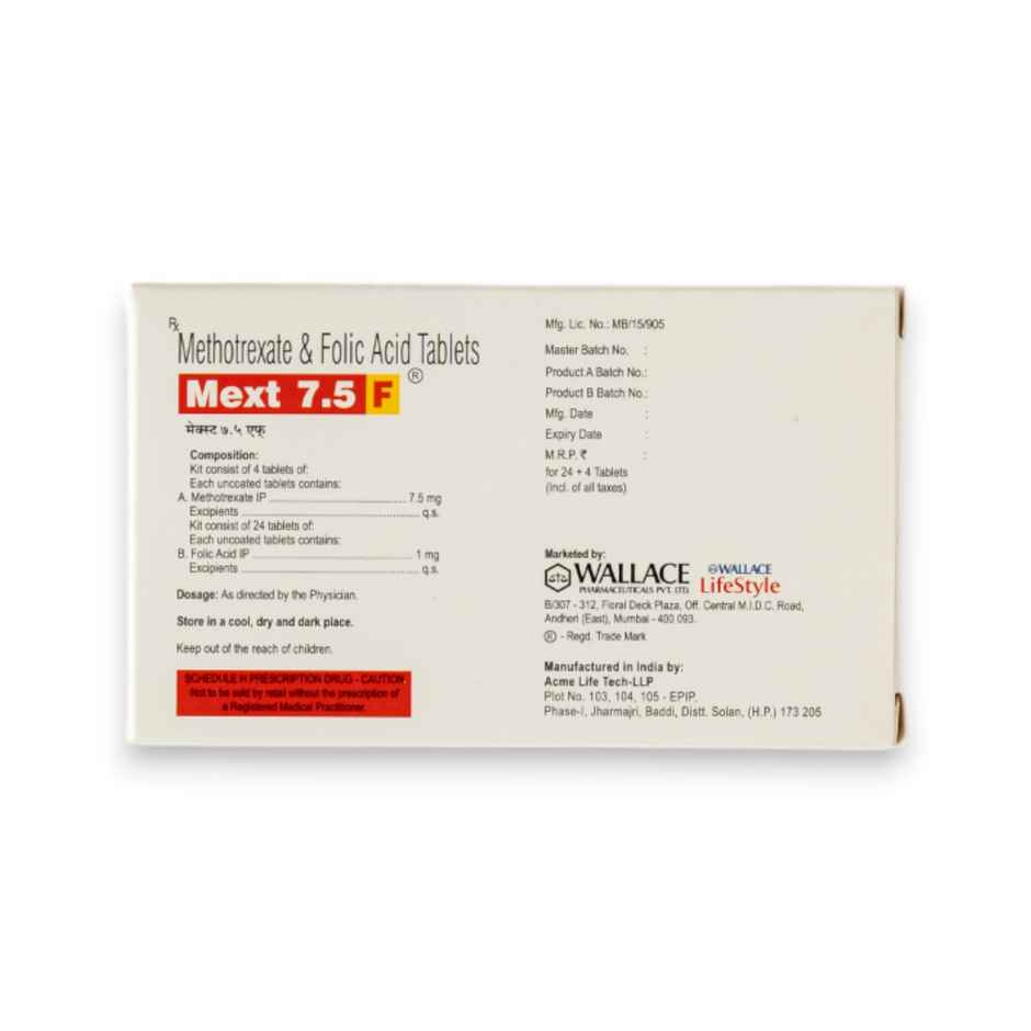 Mext 7.5 F Tablet