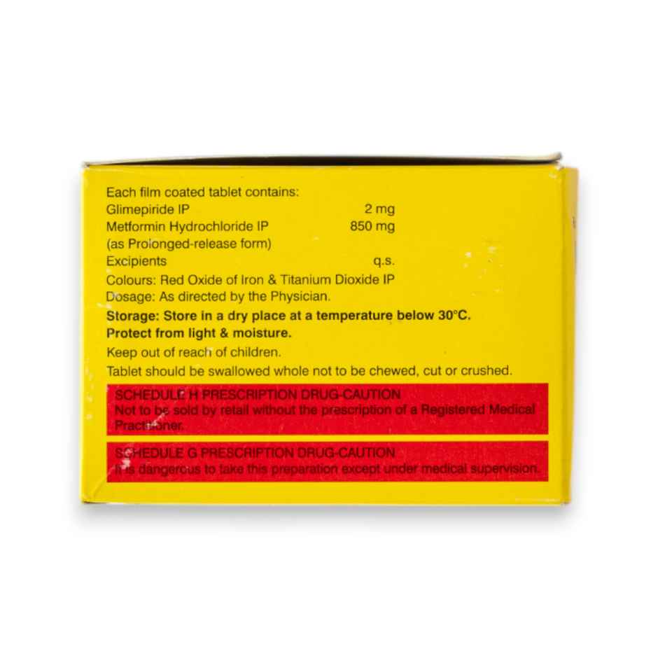 Glycomet-GP 2/850 Tablet PR