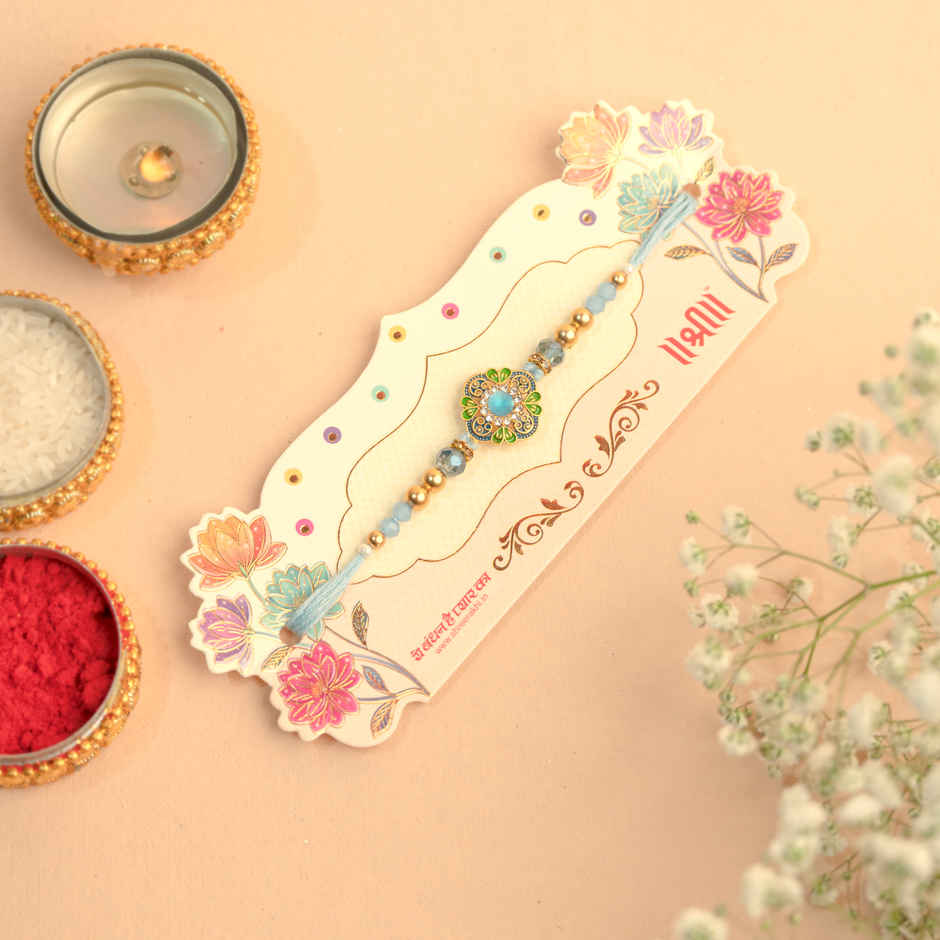 Studded | Stone Rakhi | Pack of 1 | Shree Rakhi