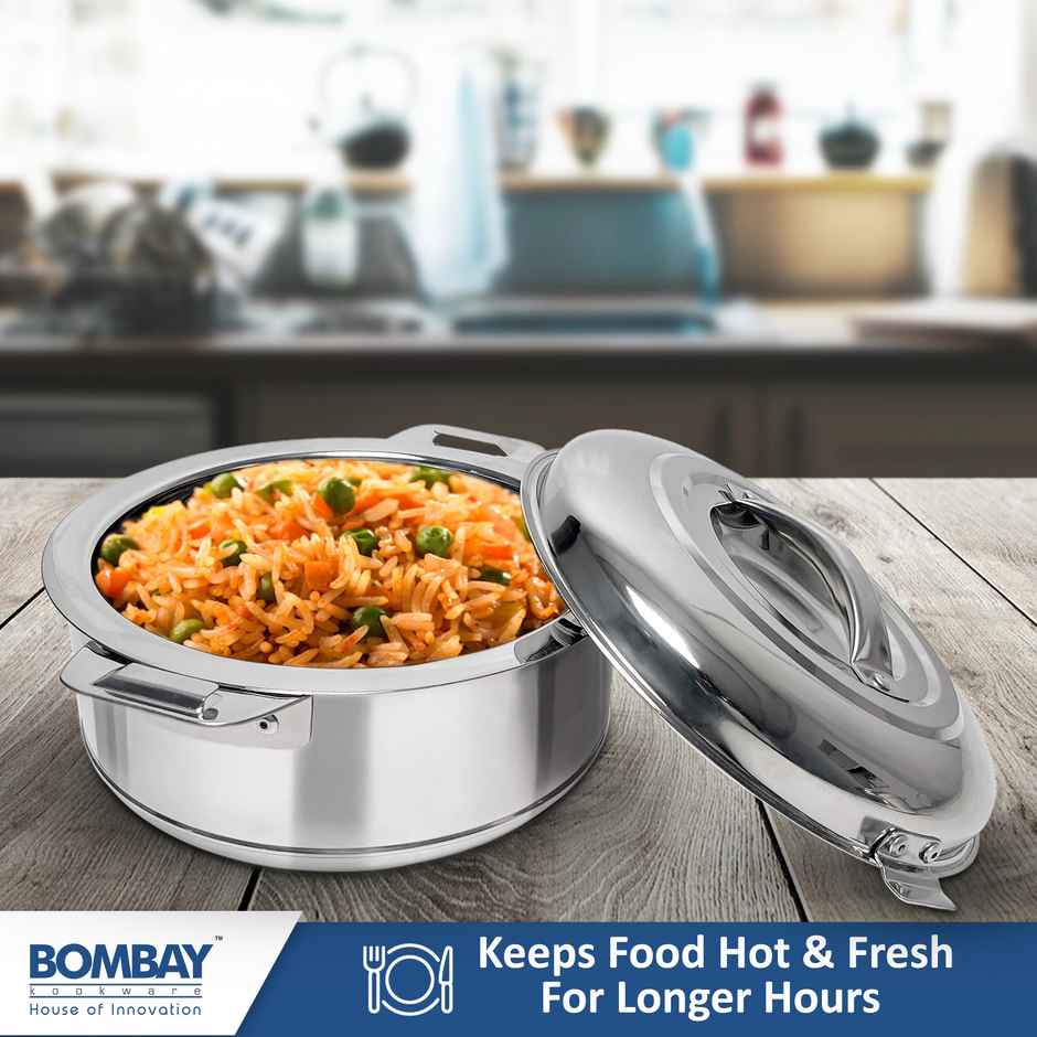 Bombay Kookware Stainless Steel Joy Casserloe - 1700 ml