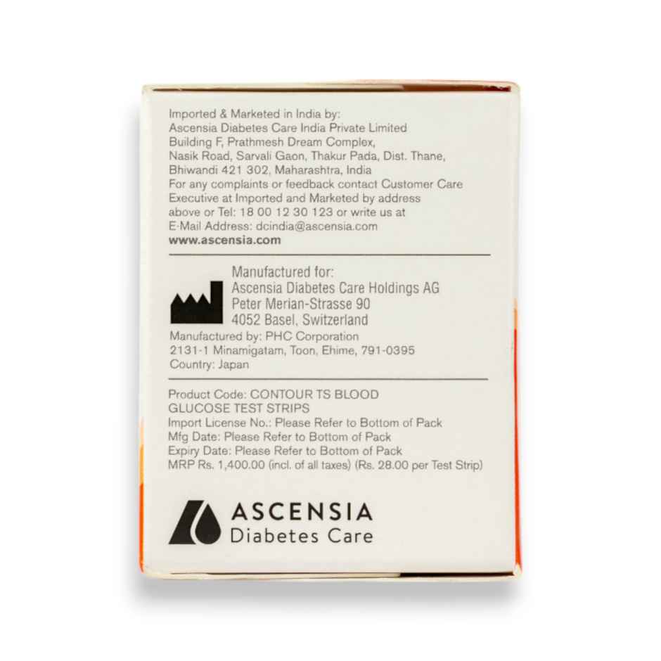 Contour TS Blood Glucose Test Strip 