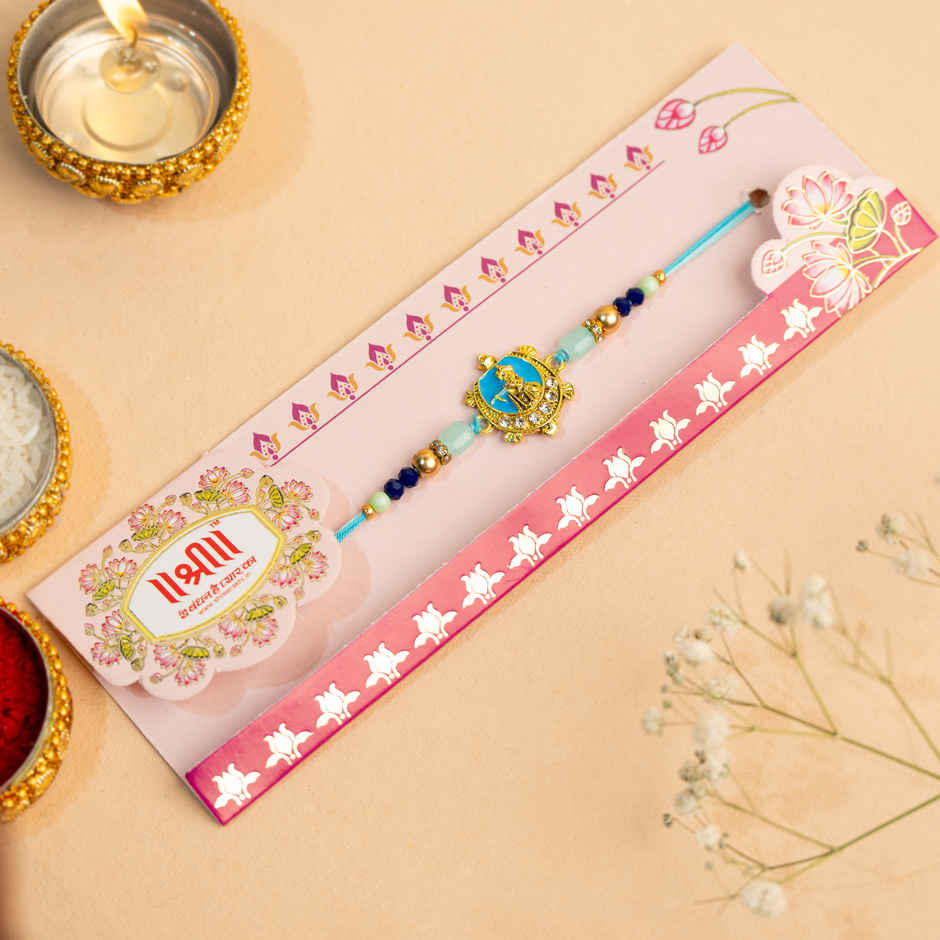 Rakhi for Brother | Lord Krishna | Religious | Pack of 1 | Shree Rakhi