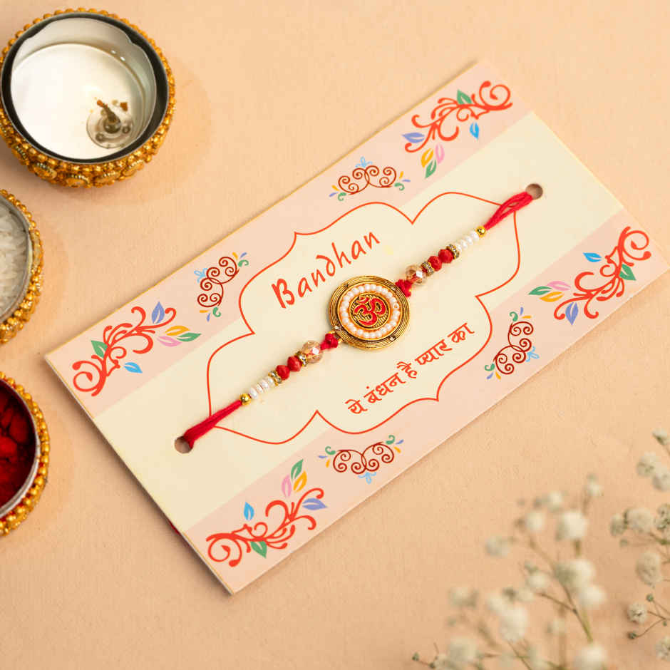 Rakhi for Brother | Designer Meenakari | Pack of 1 | Tomuncle
