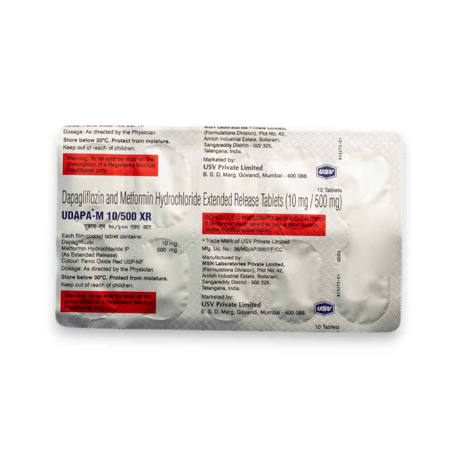 Udapa-M 10/500 XR Tablet
