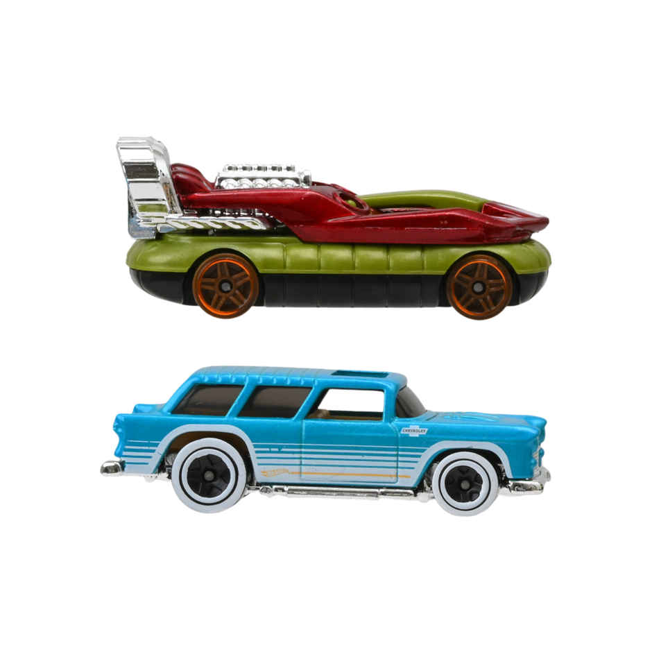 Hot Wheels 2-Car Pack of 1:64 Scale VehiclesTheme-JBJ98