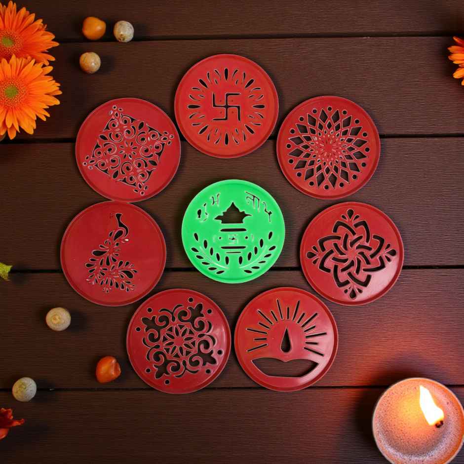 Round Rangoli Stencil | Tota