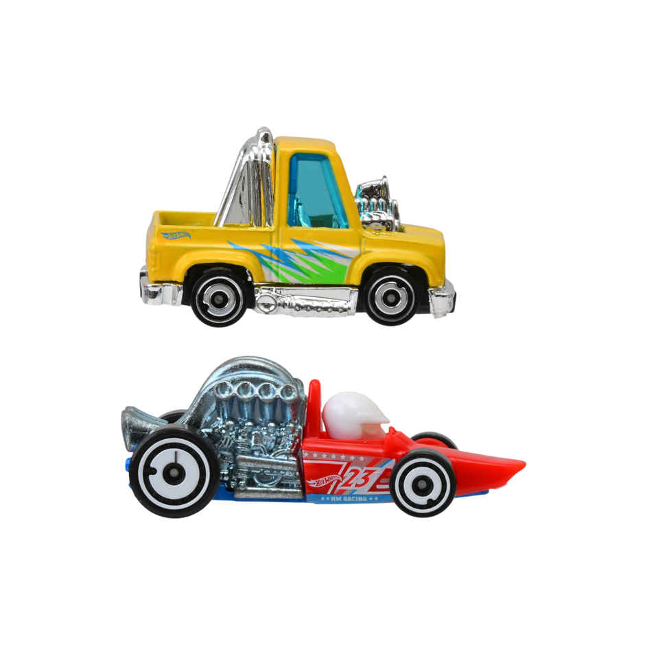 Hot Wheels 2-Car Pack of 1:64 Scale VehiclesTheme-JBK05