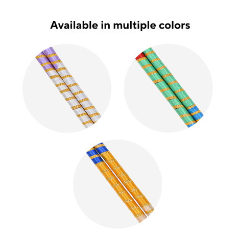 Dandiya Sticks | Multicolour | One Pair | Satvik