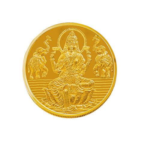 Lakshmi Gold Coin | 24 Karat 999 Pure Gold Coin | 1 g | Muthoot Exim