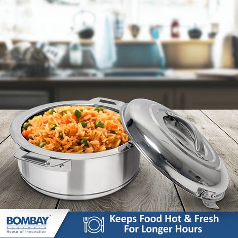Bombay Kookware Stainless Steel Joy Casserloe - 1700 ml
