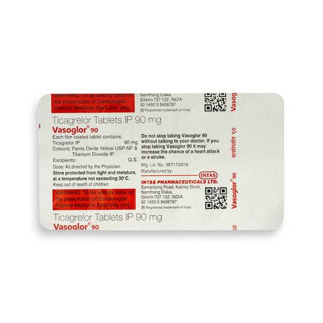 Vasoglor 90 Tablets