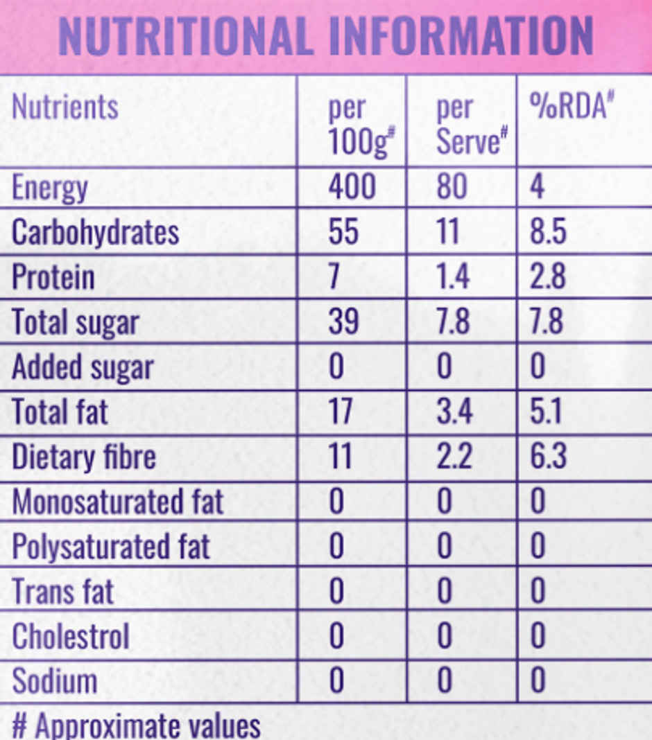 The Naturik Co Protein Almond Bytes - Cranberry