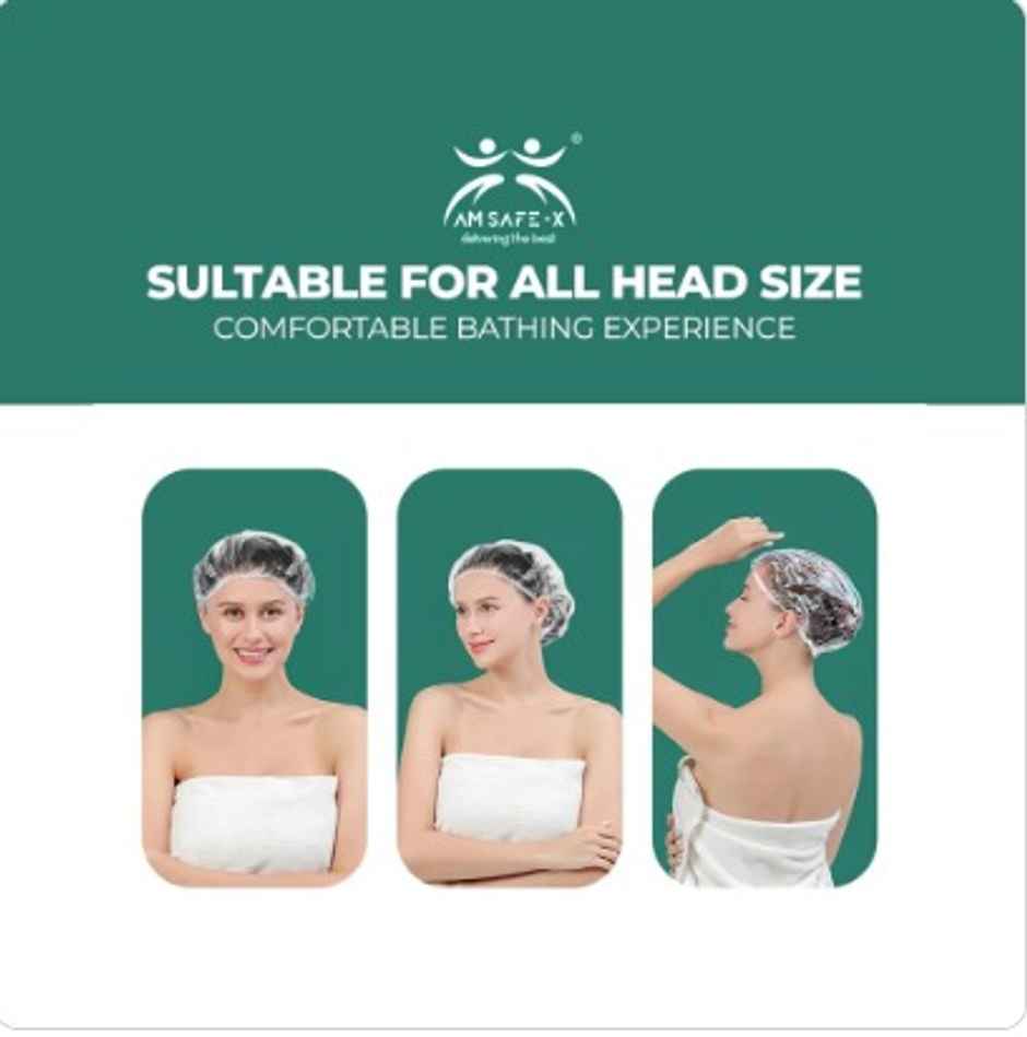 Am Safe X Reusable Shower Cap