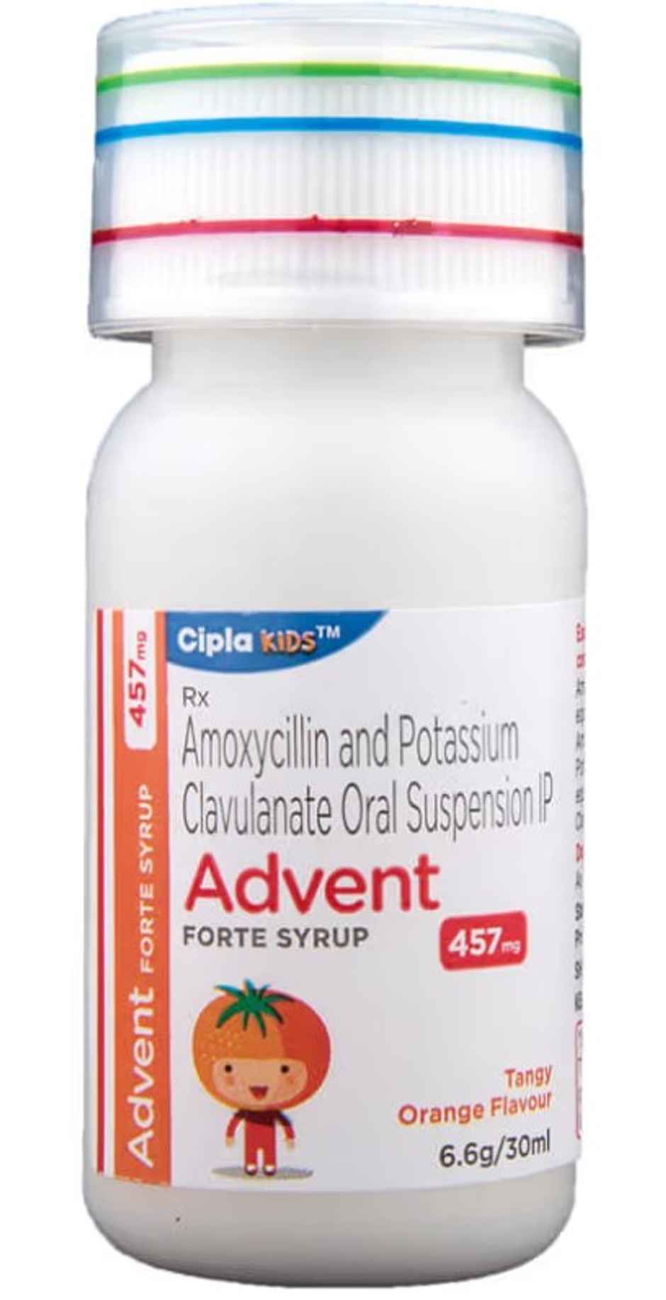 Advent Forte 457mg  Tangy Orange Flavour Syrup