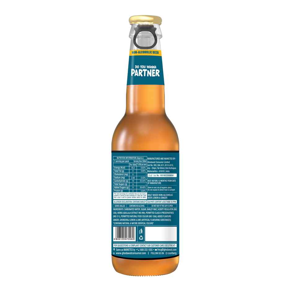 Coolberg Non Alcoholic Beer Ginger Lemon