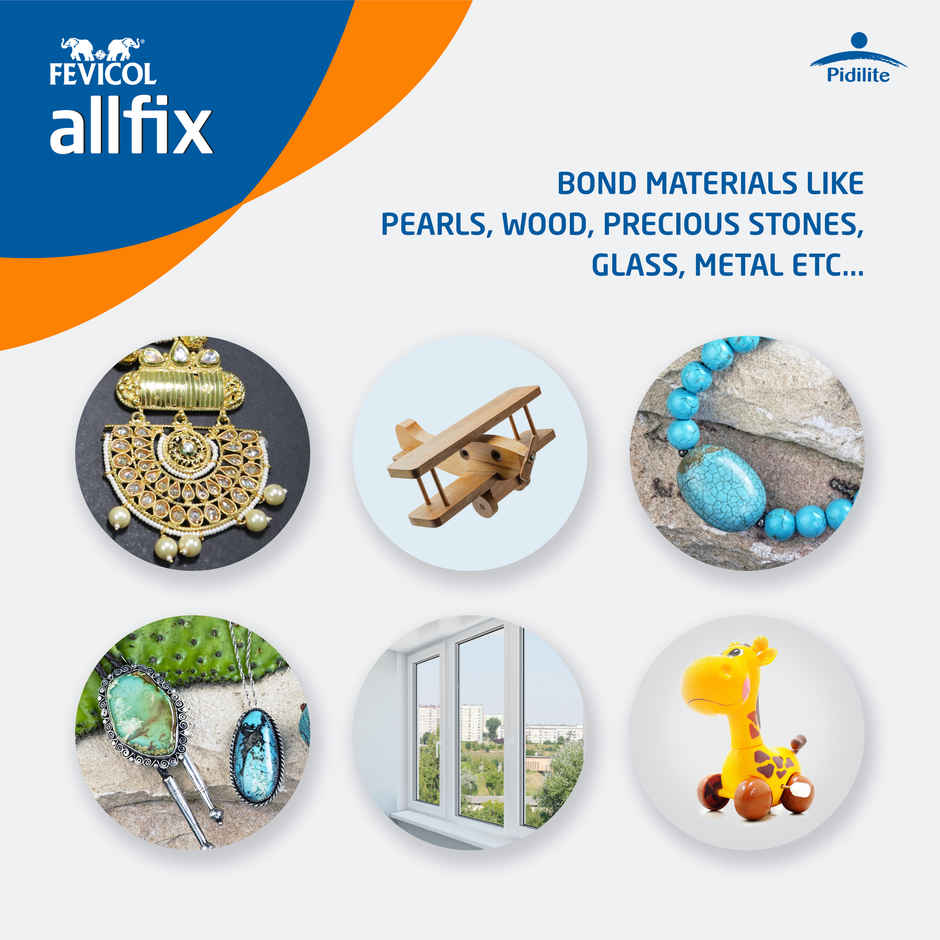 Fevicol Allfix Clear and Non-Staining All Purpose Adhesive (20 ml)