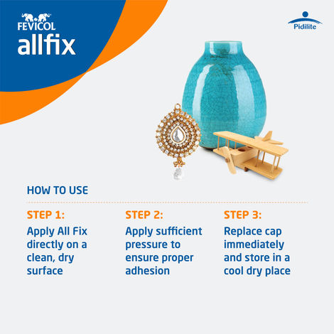 Fevicol Allfix Clear and Non-Staining All Purpose Adhesive (20 ml)