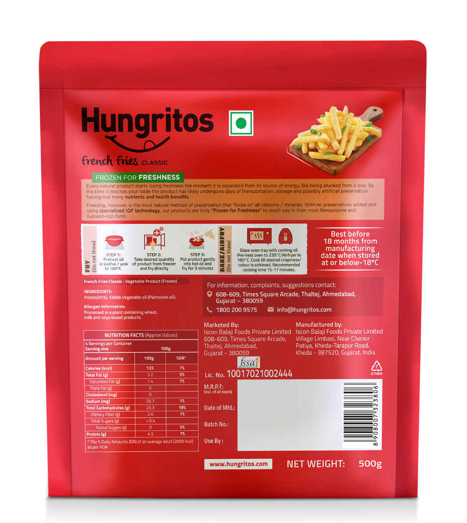 Hungritos French Fries Classic