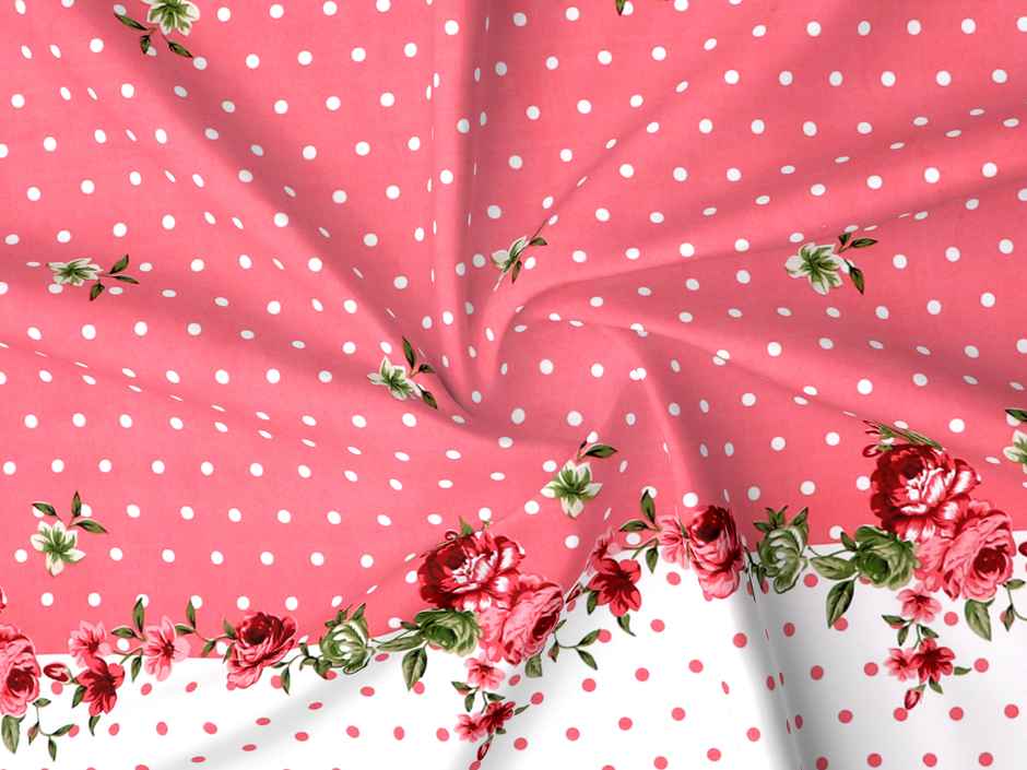 Dream Living 115 GSM Double Bedsheet Set |220 x 250 cm| With 2 Pillow Covers