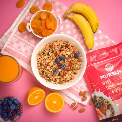 Yoga Bar Breakfast Cereal & Muesli 91%Whole-Grains+Dried Fruits+Fruit and Nut+Seeds,Granola