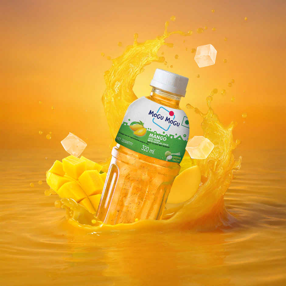 Mogu Mogu Mango Fruit Drink with Nata de Coco