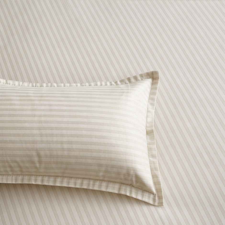 Dream Living Stripe King Bedsheet Set |275 x 275 cm| With 2 Pillow Covers