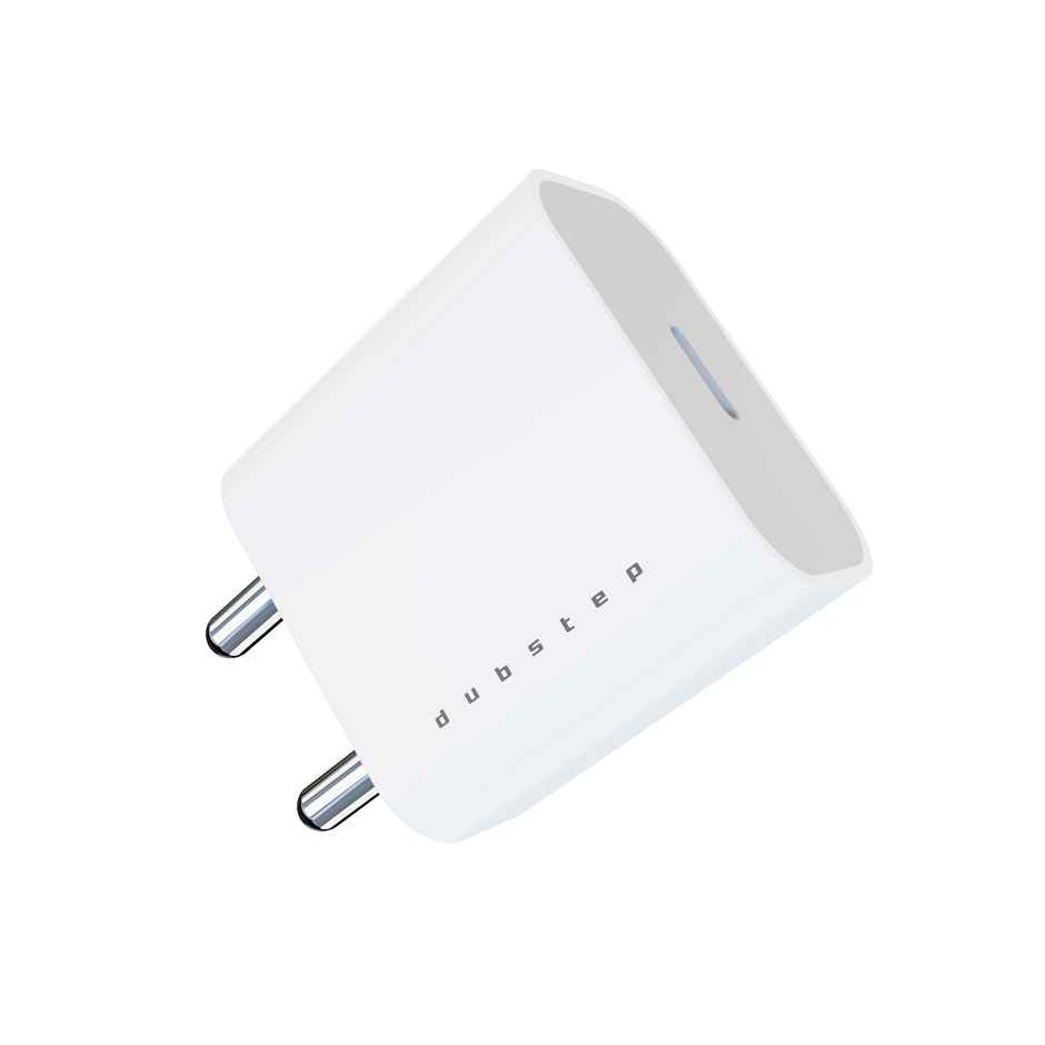 Dubstep Sprint 20W USB-C Charger | All Fast Charging Technologies (With Type-C To L Cable - White