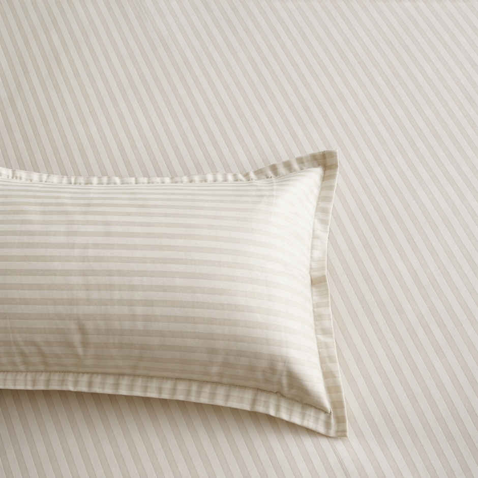 Dream Living Stripe King Bedsheet Set |275 x 275 cm| With 2 Pillow Covers