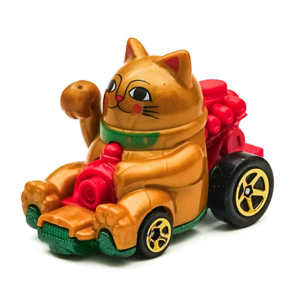 Hot Wheels Worldwide Basic Car HW FELINE LUCKY Toy Car for Kids and Collectors