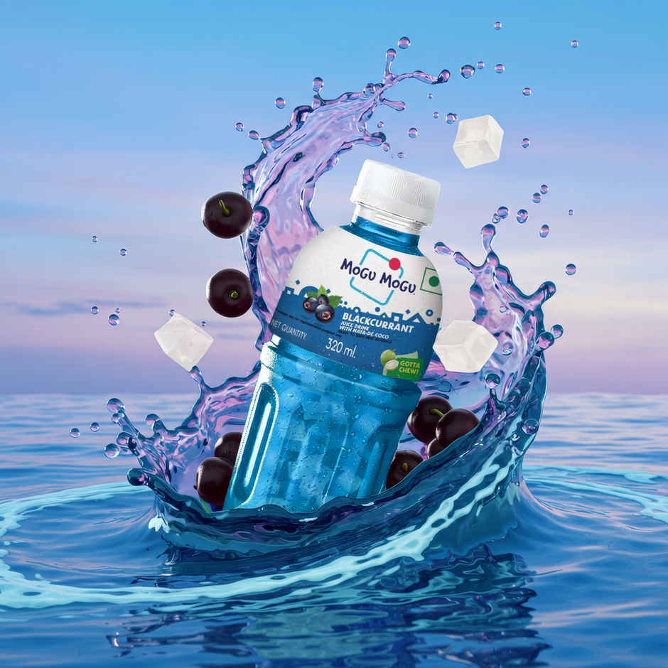 Mogu Mogu Blackcurrant Fruit Drink with Nata de Coco