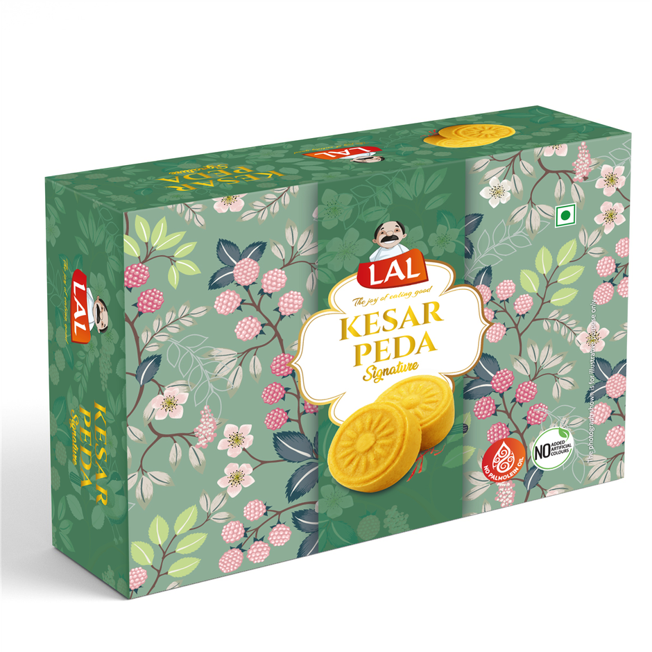 Lal Sweets Kesar Peda Signature