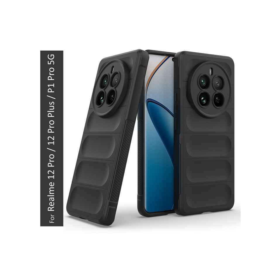 Kwine Case Realme 12 Pro / 12 Pro Plus / P1 Pro 5G Back Cover - Matte Finish Silicone Case