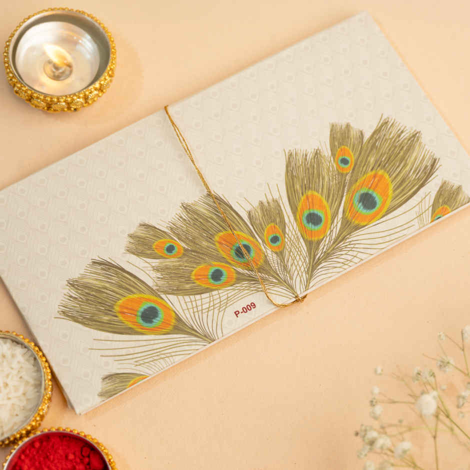 Diacraft Royal Peacock Padded Money Envelope | Pichai