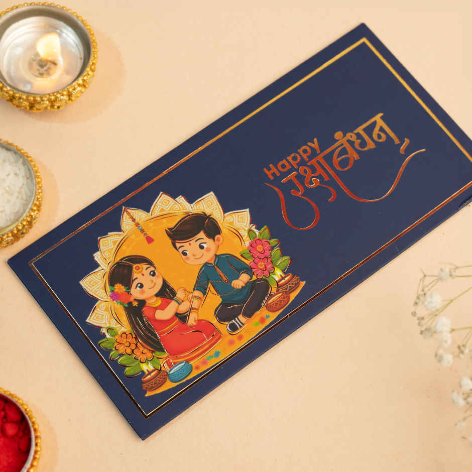 Diacraft Premium Raksha Bandhan Cash Envelope | Pichai