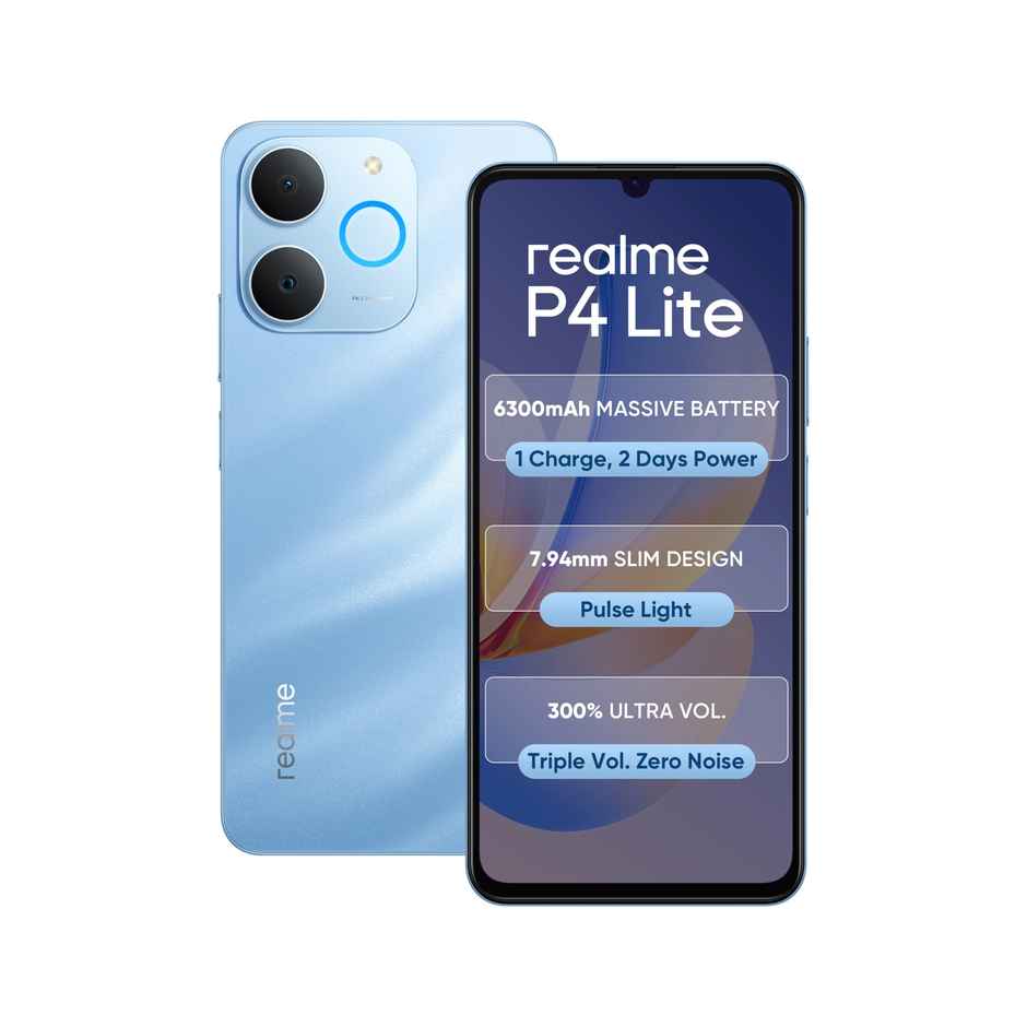 realme P4 Lite Sea Blue 4GB RAM 64GB Storage