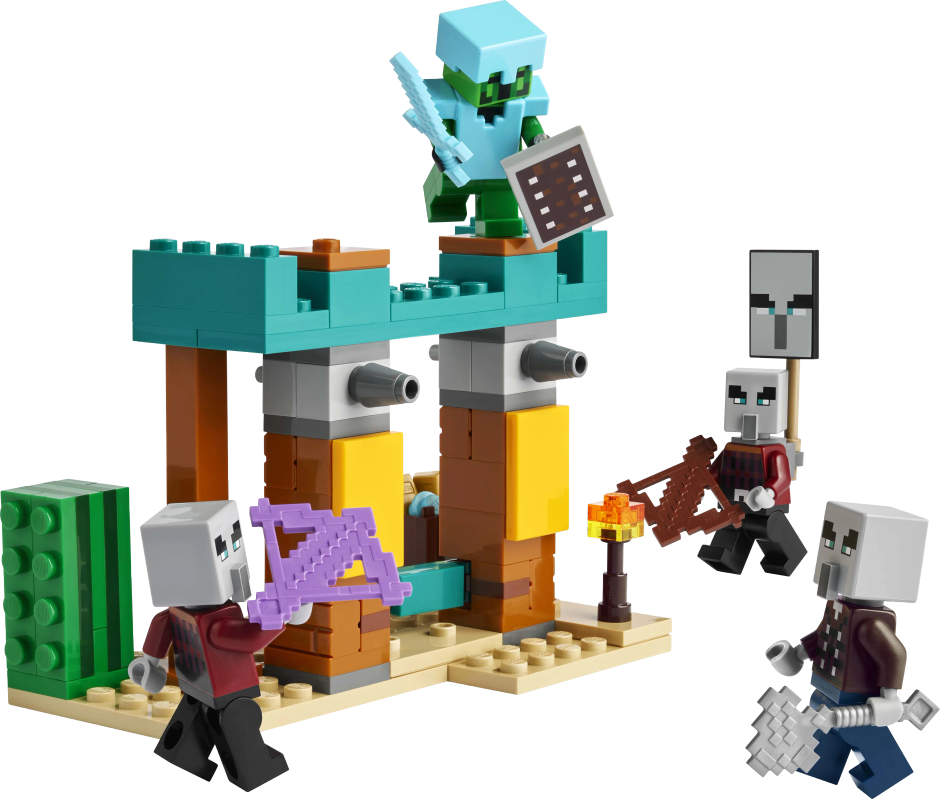 LEGO Minecraft The Illager Desert Patrol Gaming Kit for Kids 21267