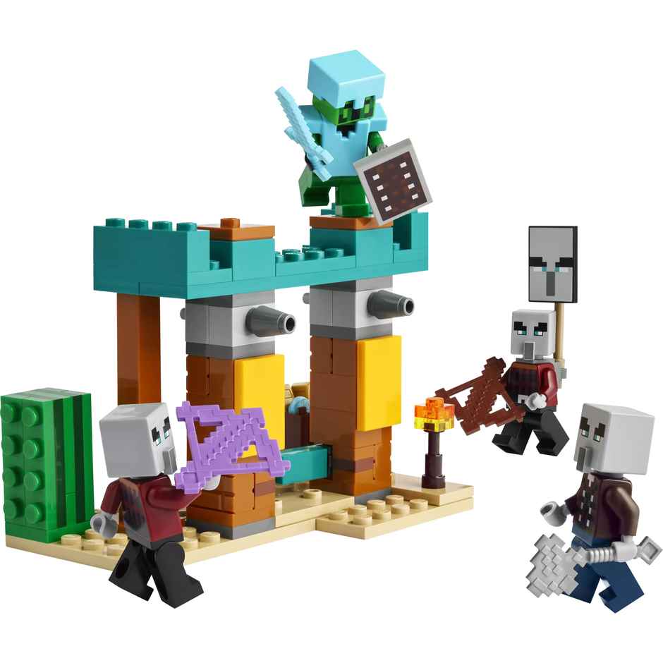 LEGO Minecraft The Illager Desert Patrol Gaming Kit for Kids 21267