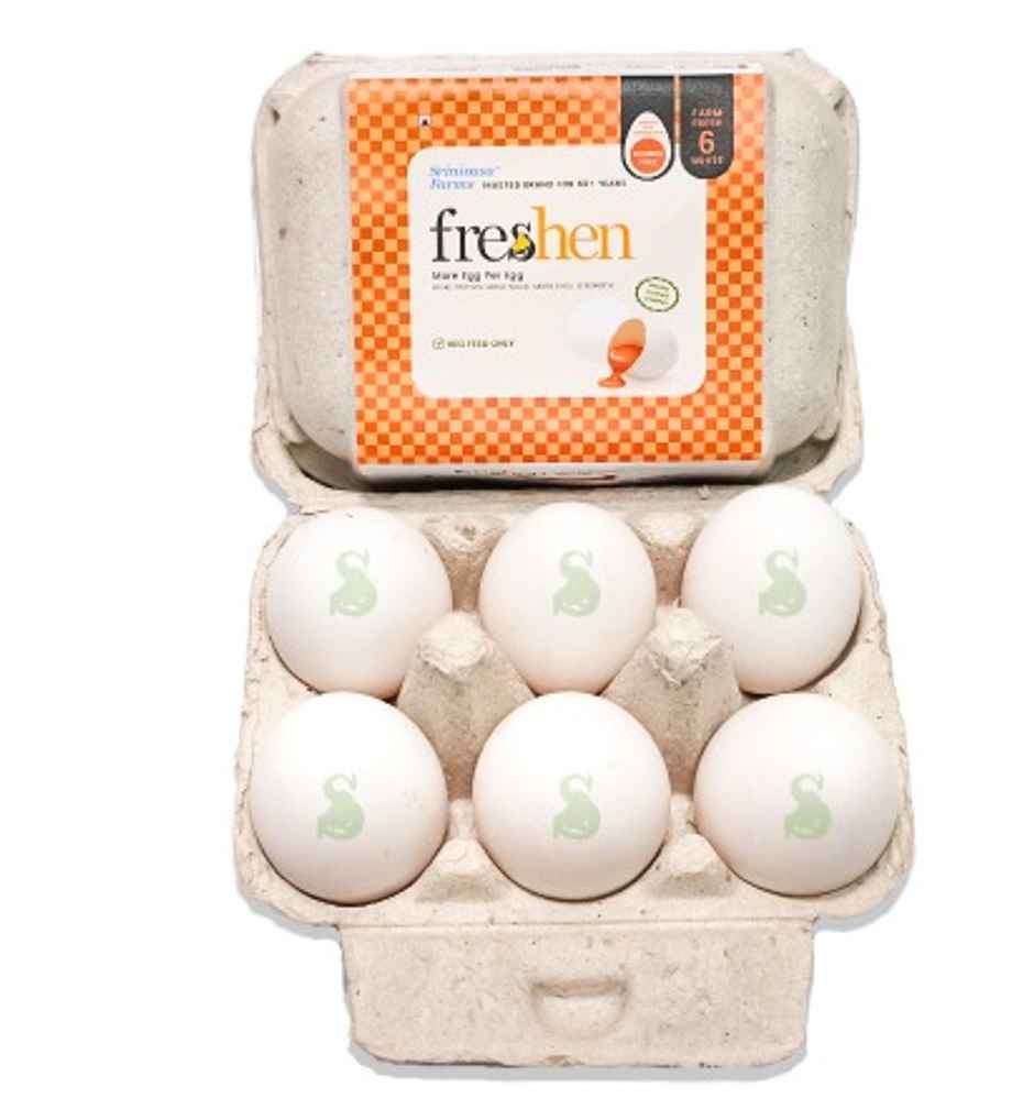Freshen Orange Yolk Eggs