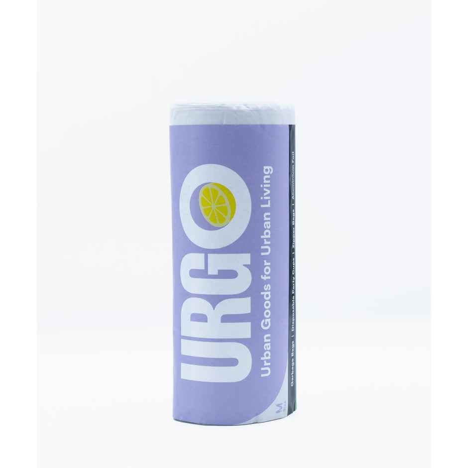 URGO Medium Lemon Scented Garbage Bags - 19x21 Inch - Oxo-Degradable