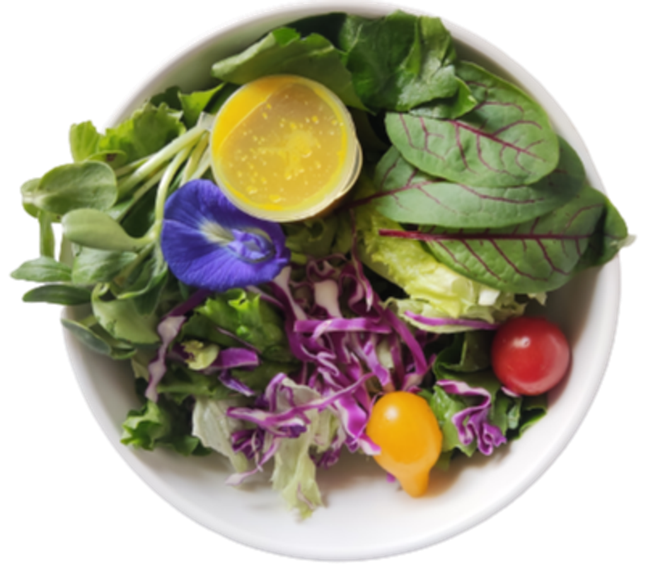 Premium Ready To Eat Salad Box With Dressing Mini