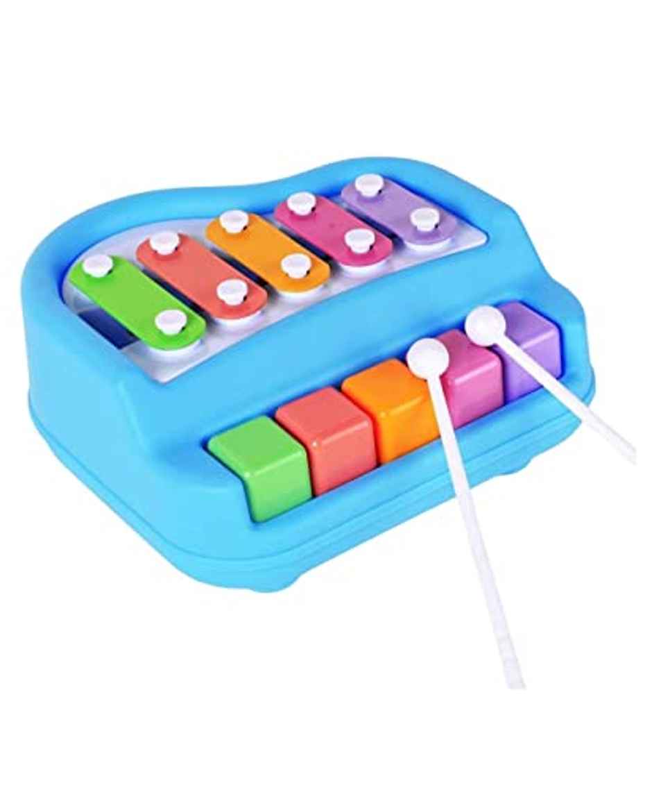 Storio 2 In 1 Piano Xylophone Premium | Multicolour