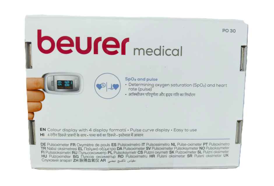 Beurer medical PO 30 Pulse Oximeter Silver