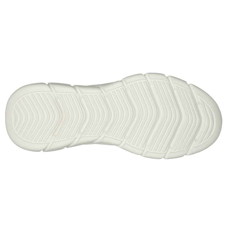 Skechers Mens Bobs B Flex Electric Cool Casual Shoe | Off White (UK 8)