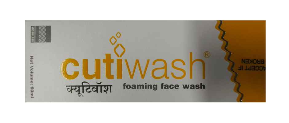 Cutiwash Foaming Face Wash