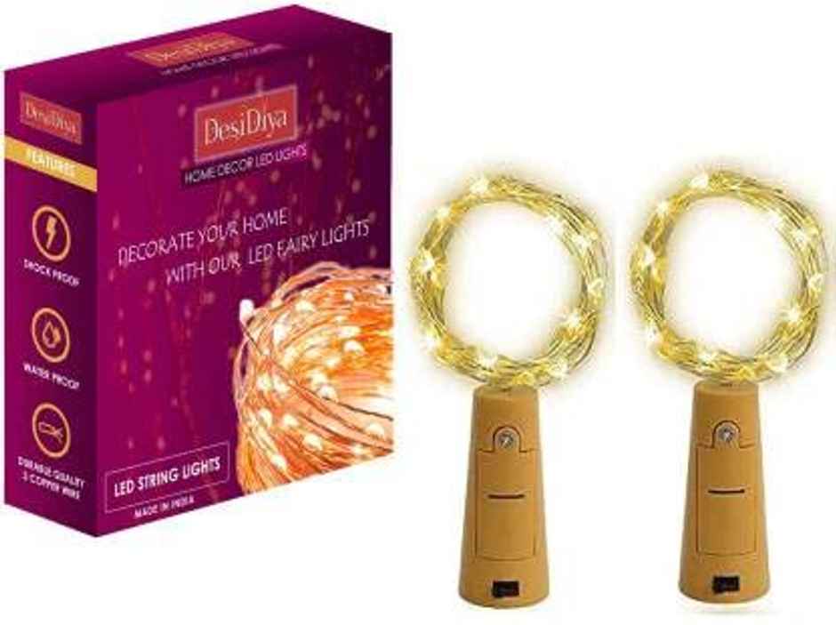 Desidiya Cork Decorative Led Lights (Mono Carton)